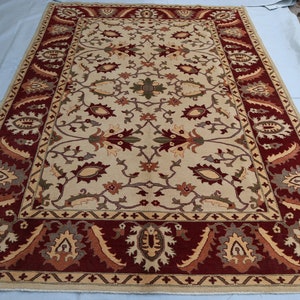 12&#39;6 x 8&#39;10 Ft Handmade Wool Rug, Afghan Area Wool Rug 13x9, Turkmen Traditional Kazak Rug, Oriental Wool Rug, Bokhara Rug 12x9, Bedroom Rug