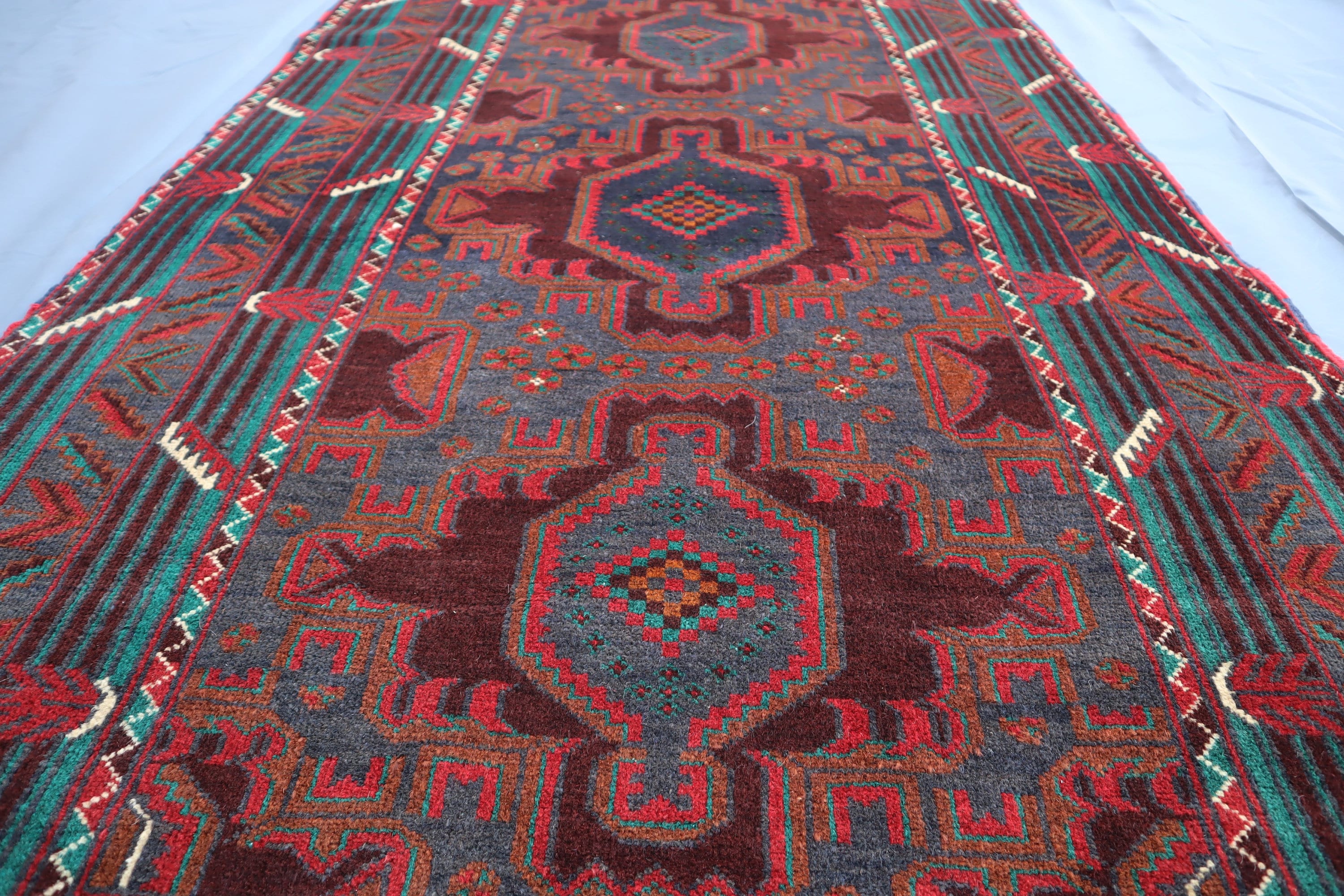 コレクターズアイテム 1990年代ヴィンテージエリアラグ