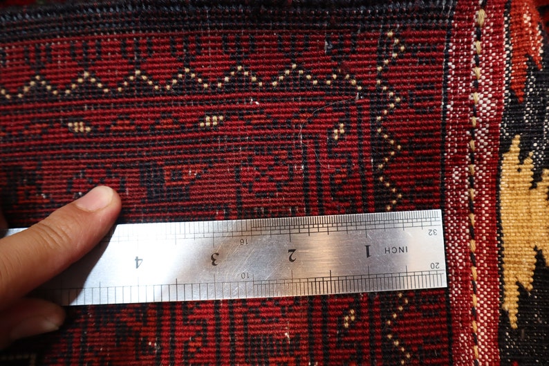 Ruler Rug 9.10 X 6.7 Ft, Large Afghan Biljik Area Rug, Handmade Rug, 300x200 Cm ...