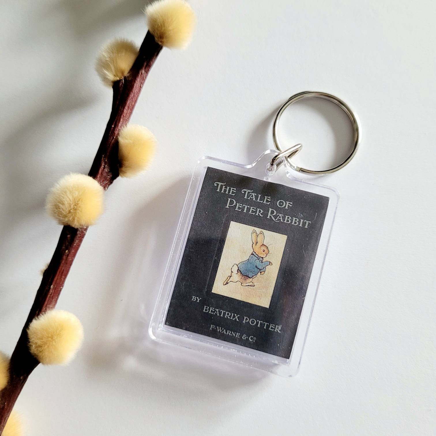 The Tale of Peter Rabbit Miniature Book Keychain Beatrix Potter