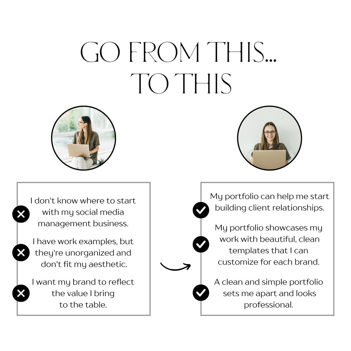 Social Media Manager Portfolio Template Canva Templates for Business