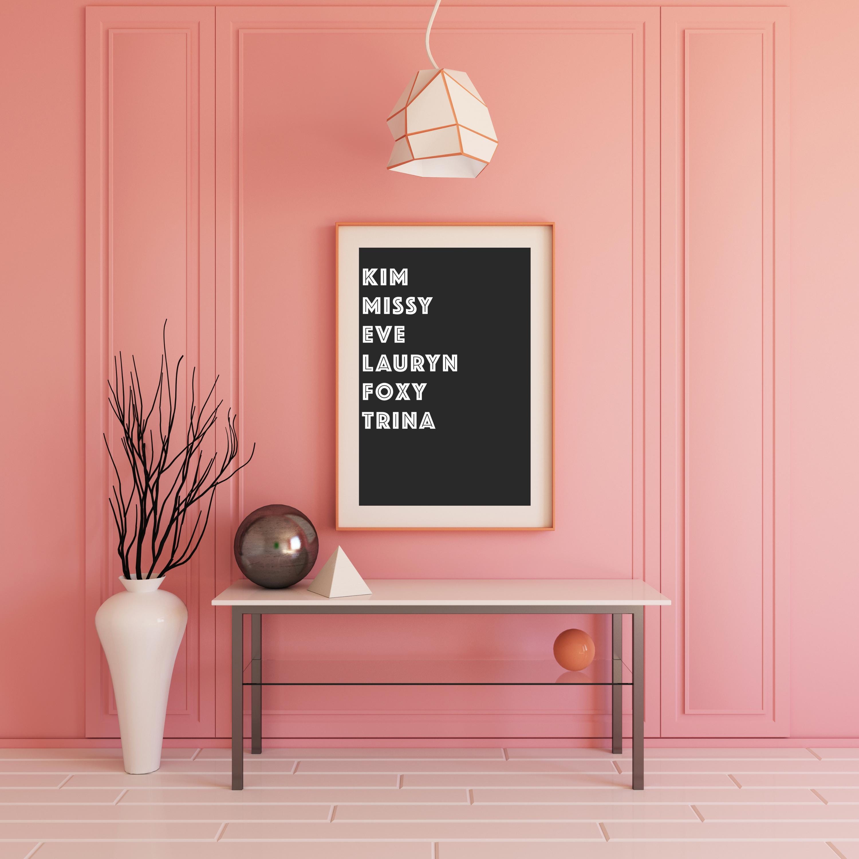 90s Rap Queens Digital Art Print | Instant Download Minimalist Hip Hop ...