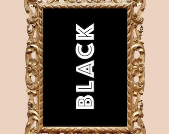 Bold Black Typography Art Print | Minimalist Gallery Wall (Digital Download)