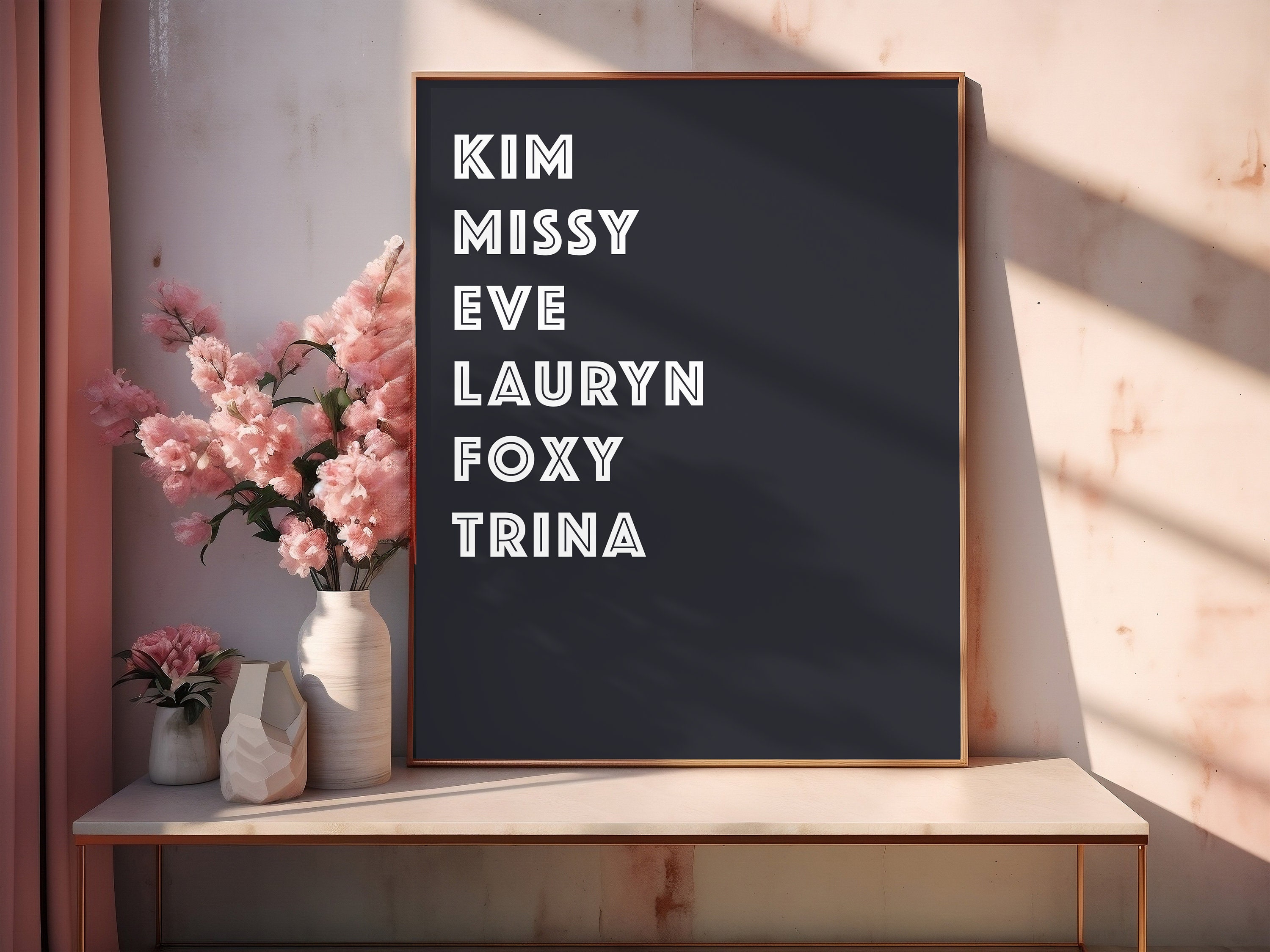 90s Rap Queens Digital Art Print | Instant Download Minimalist Hip Hop ...