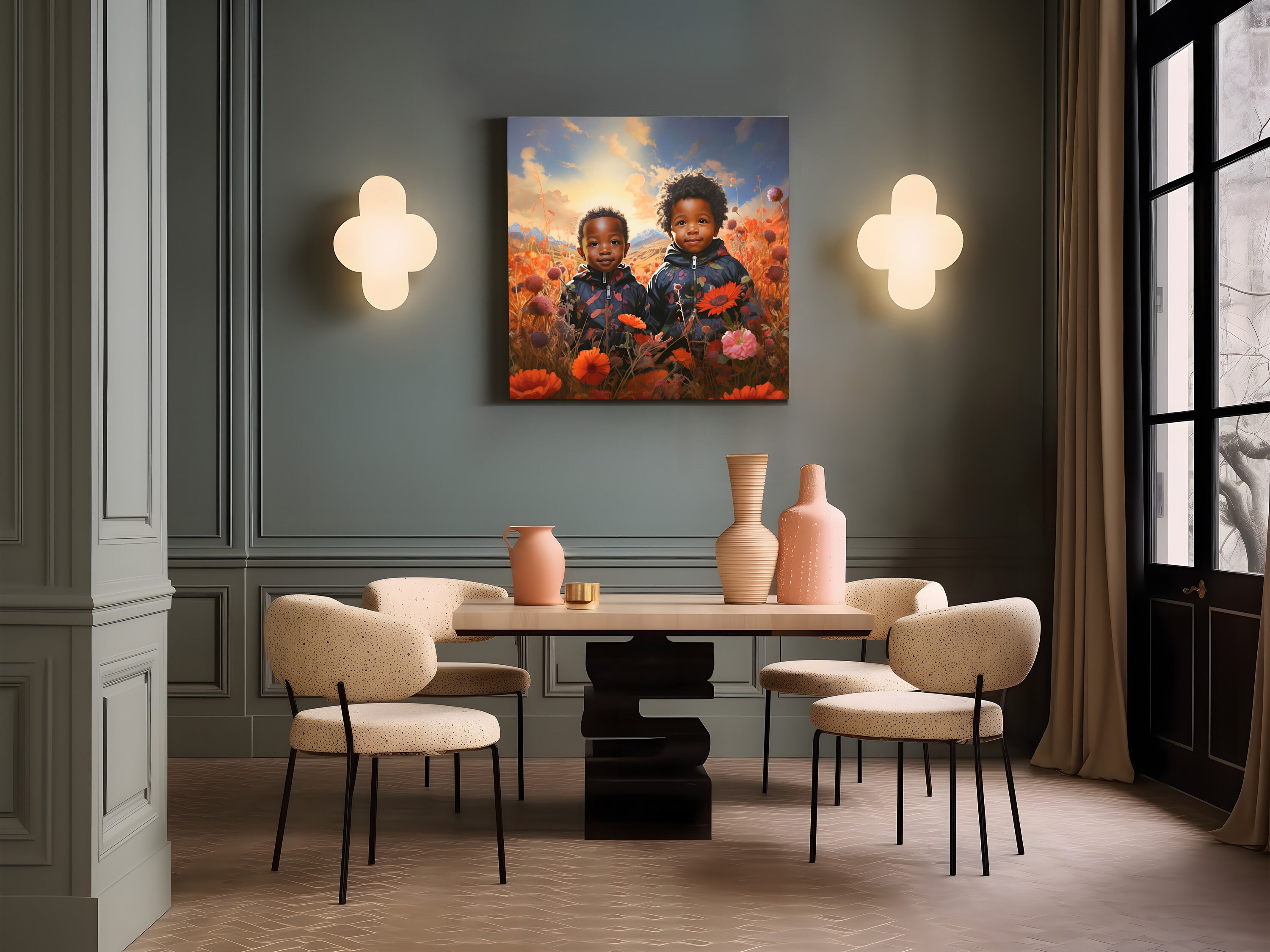 Black Boy Joy Wall Art Black Digital Art Instant Download Teacher's