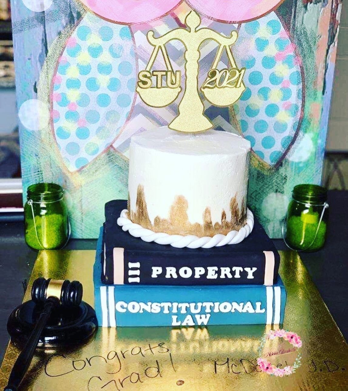 Law Scale Cake Topper/Law Student Cake Decor/Custom Cake | Etsy