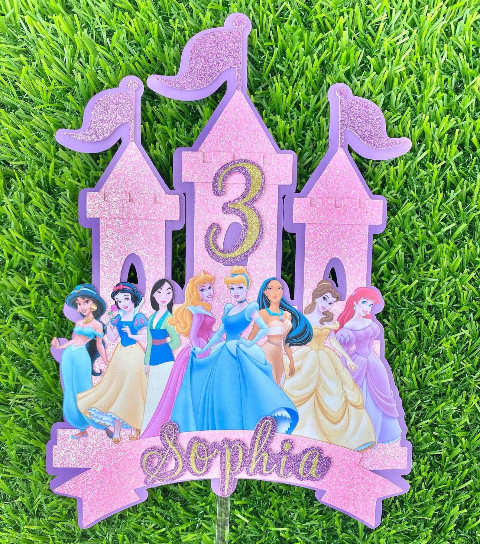 Disney Princess Cake Topper Printable