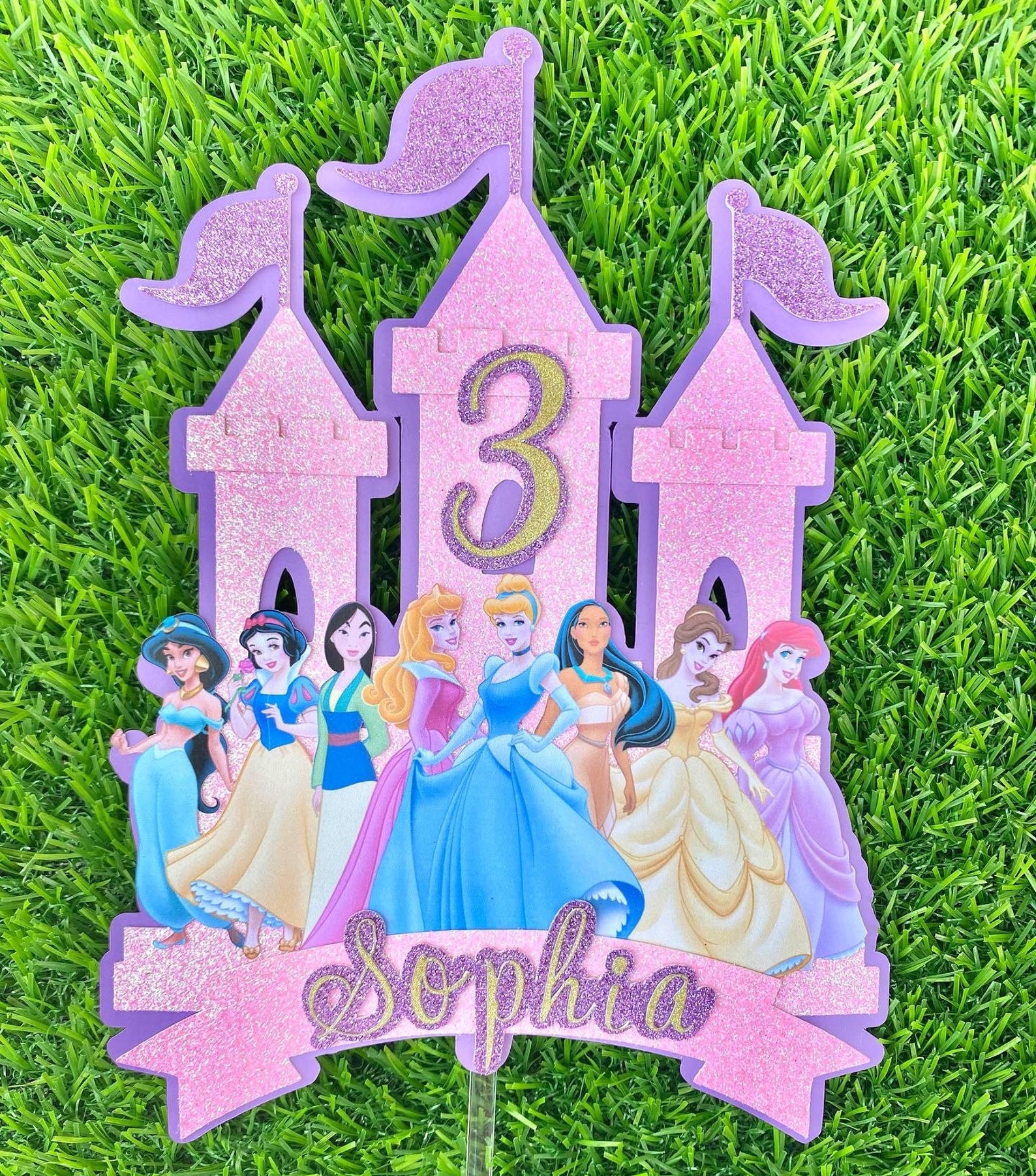 Disney Princess Cake Topper Printable