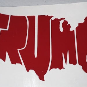 Trump America Vinyl Decal