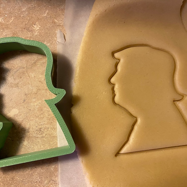 Trump outline cookie cutter