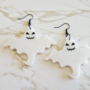 Pair of Ghosties - Cute Or Scary Ghost Earrings - Halloween - Earrings