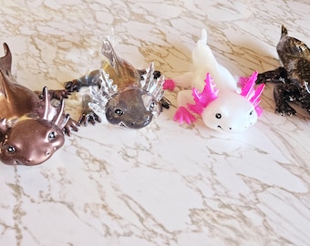 Happy Axolotl - 3D Axolotl Figures -  Made in Resin