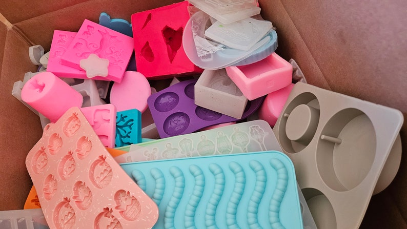 Mystery Box Resin Molds Assorted Silicone Molds for Resin Pour image 1