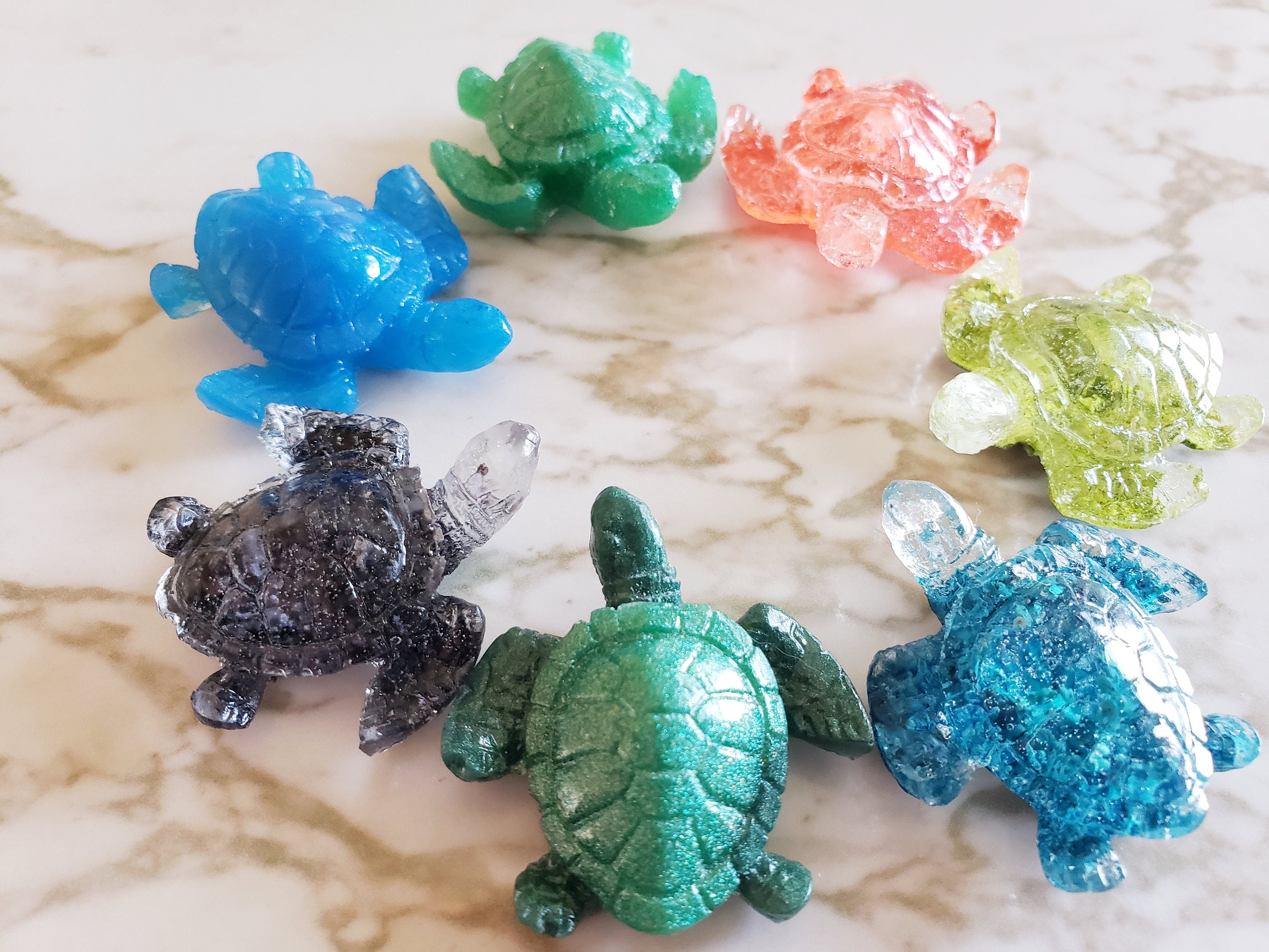 Turtle Races With Magnets Turtle Magnets - Magnet - Made in Resin - Etsy