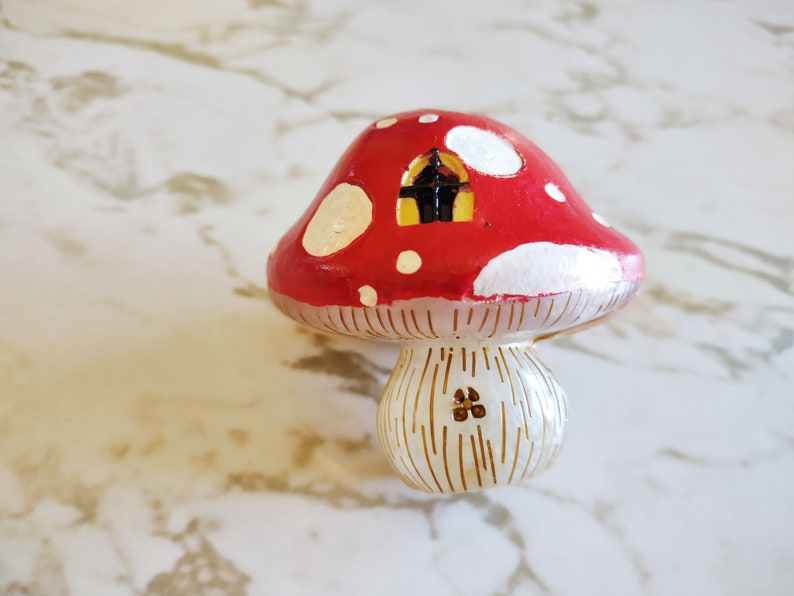 Mushrooms 3D Figure Made in Resin image 2