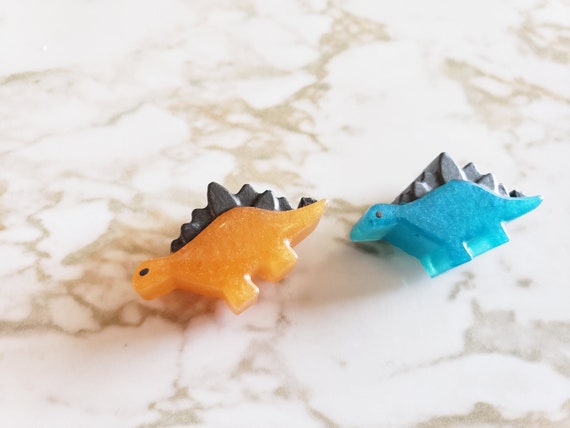 Stegosaurus Small Magnets - Dinosaur Magnets - Made In Resin