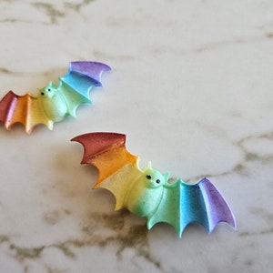 Pride Bats Magnets - Set of 2 Bats - Rainbow - Pride Collection - Magnets