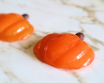 Pumpkin Halves - Set of 2 Pumpkins - Orange - Halloween - Trinkets and Knick Knacks