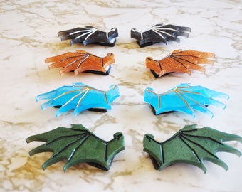 Dragon Wearable Wings Collar Pins - Lapel Pins - Made of Resin