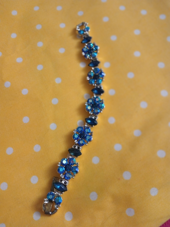 Vintage Blue Gemstone Bracelet