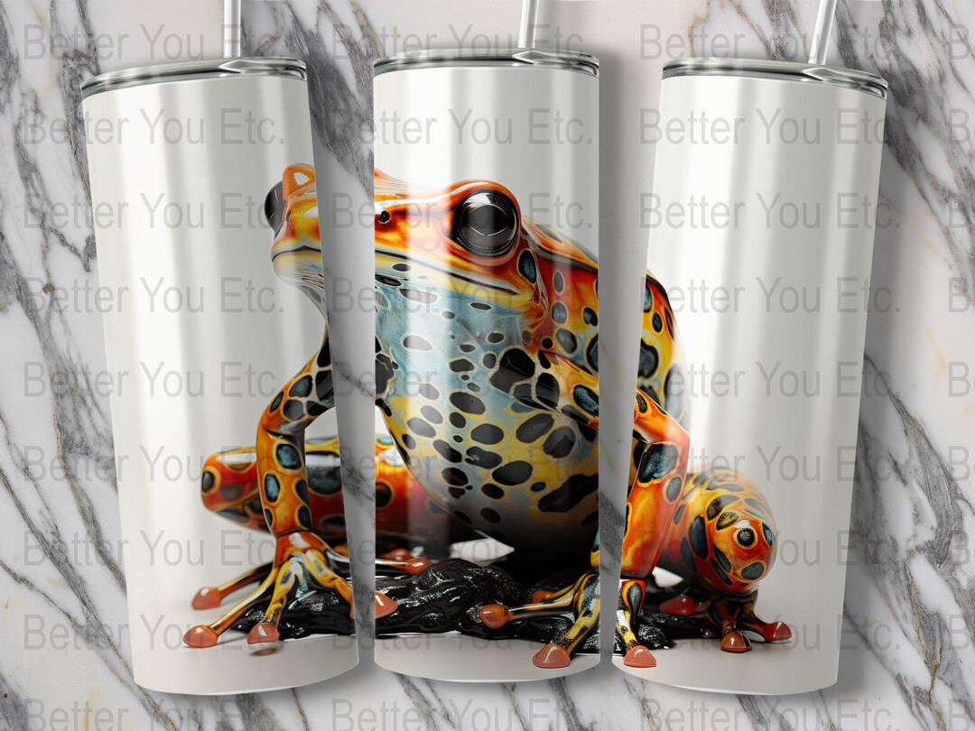 Frog Tumbler Design Frog Tumbler PNG Frog Tumbler Wrap 20 Oz Ounce ...