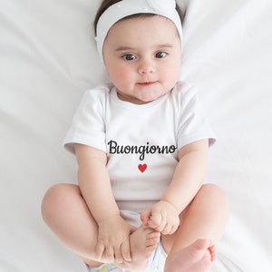 Buongiorno Italian Onesie®, Italian Pregnancy Announcement Onesie