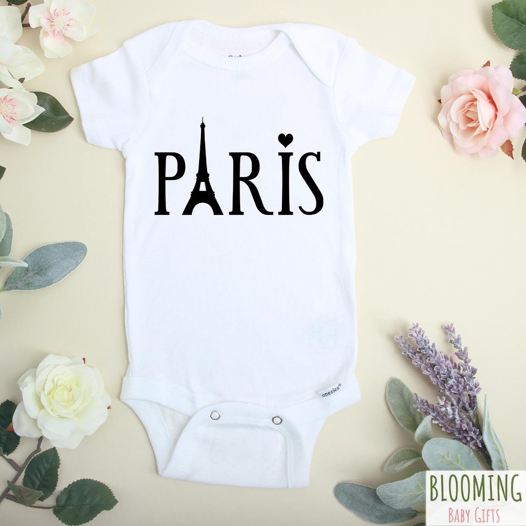 Paris Onesie® French Baby Clothes France Bodysuit French Etsy