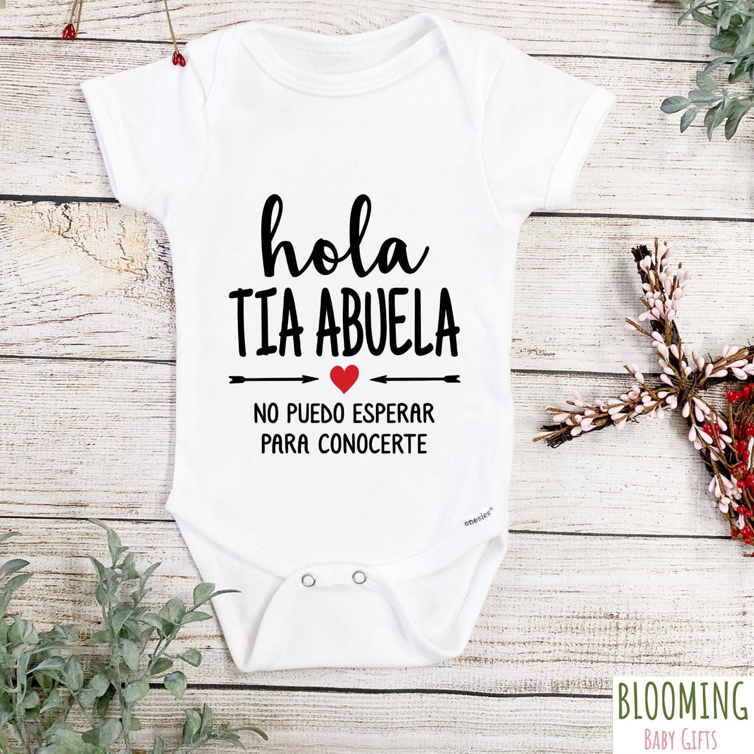 Hola Tia Abuela Onesie Spanish Onesie®® Spanish Pregnancy - Etsy España
