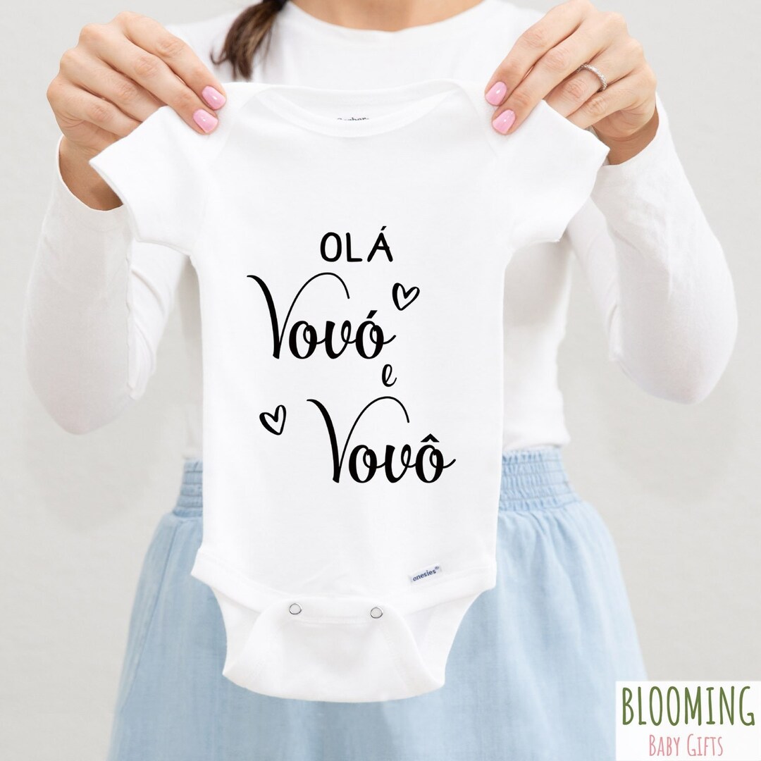 Olá Vovó E Vovô, Portuguese Pregnancy Announcement to Grandma & Grandpa ...