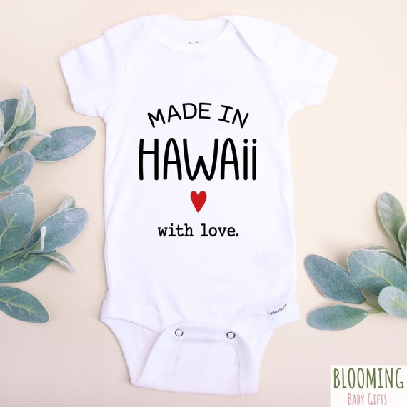 Made In Hawaii Onesie® Pregnancy Announcement Onesie® Hawaii | Etsy