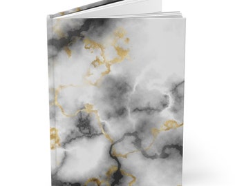 Marble Hardcover Journal, 75 páginas forradas