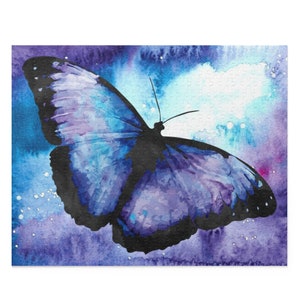 Watercolor Butterfly Puzzle (120, 252, 500-Piece)