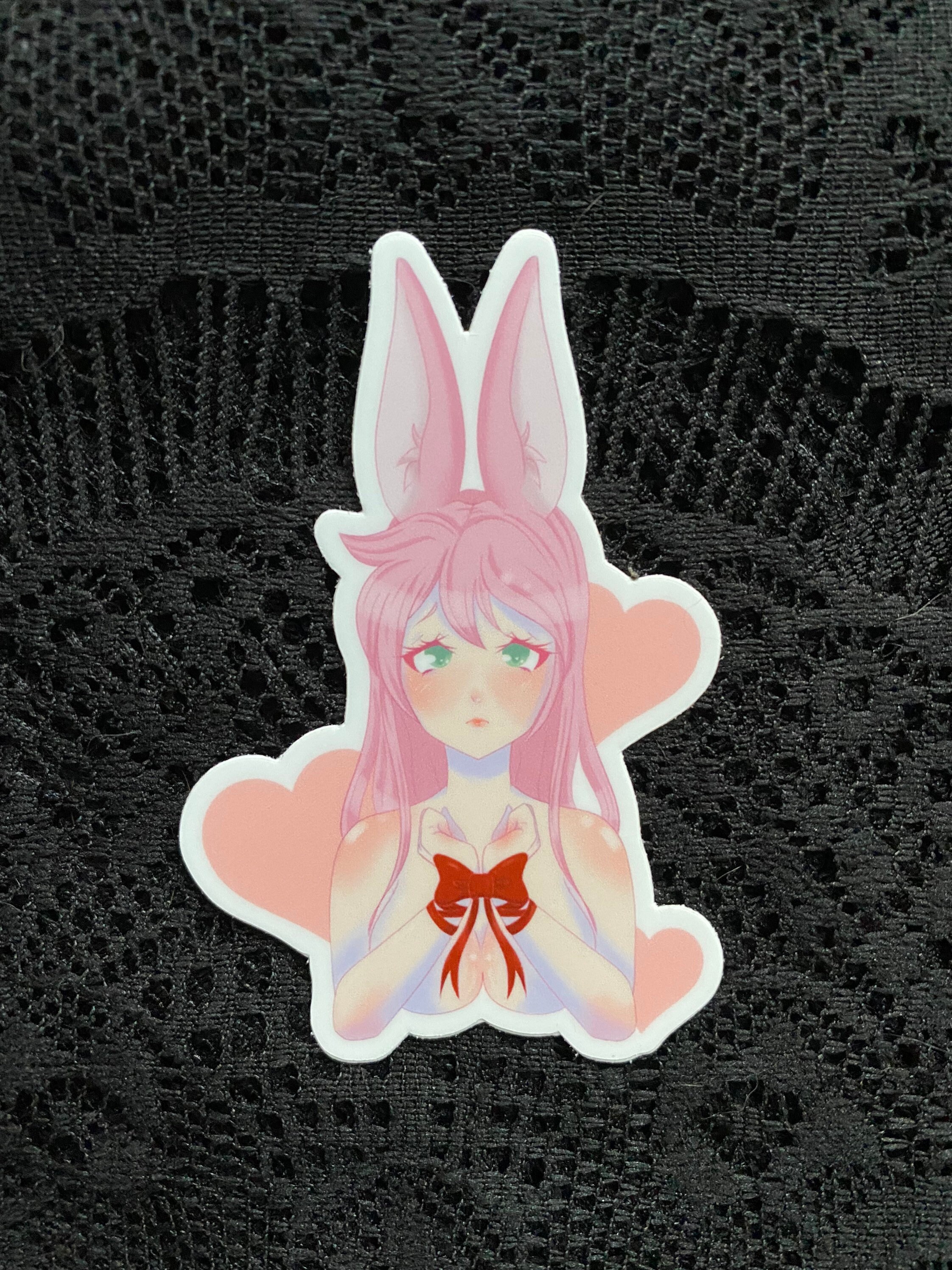 Kawaii anime rope bunny sticker Etsy