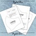 Four Size Face Mask Pattern and Instructions | Large | Medium | Small | X-Small | Great for glasses 