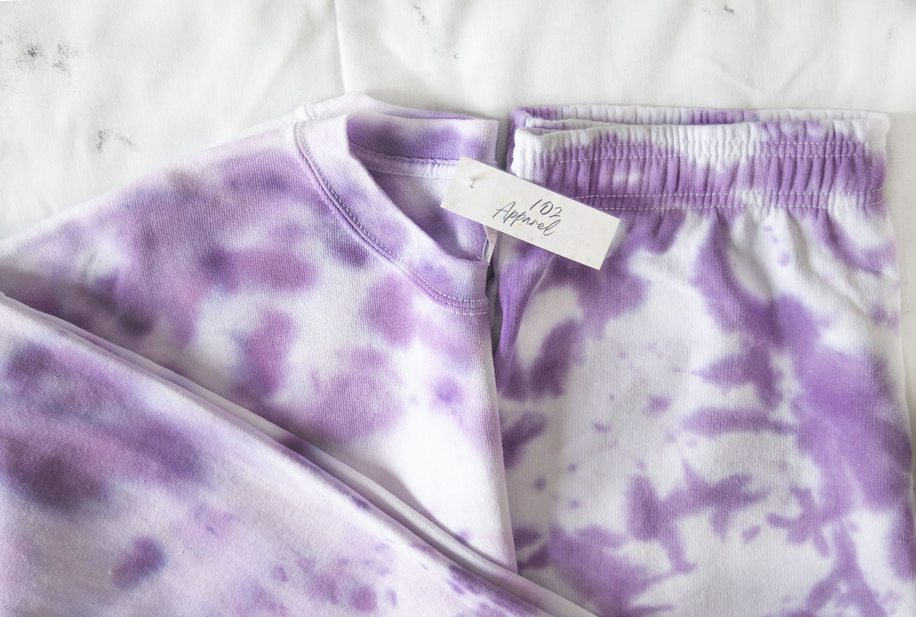 Tie Dye Lounge Set Purple Rain Custom Matching Sweatshirt and - Etsy UK