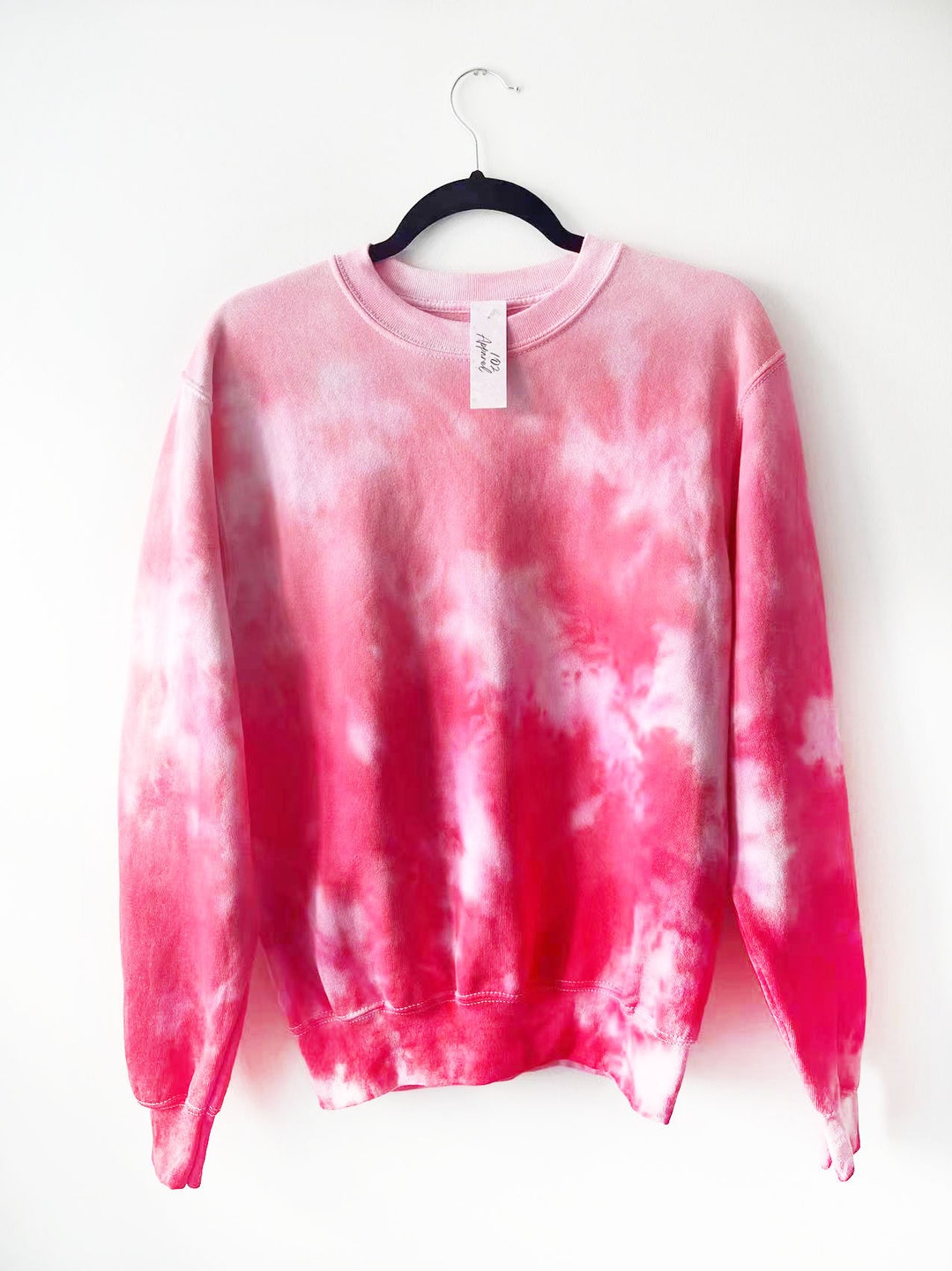 Tie Dye Sweatshirt, Ombre Pink, Custom Sweatshirt, Tie Dye Jumper ...