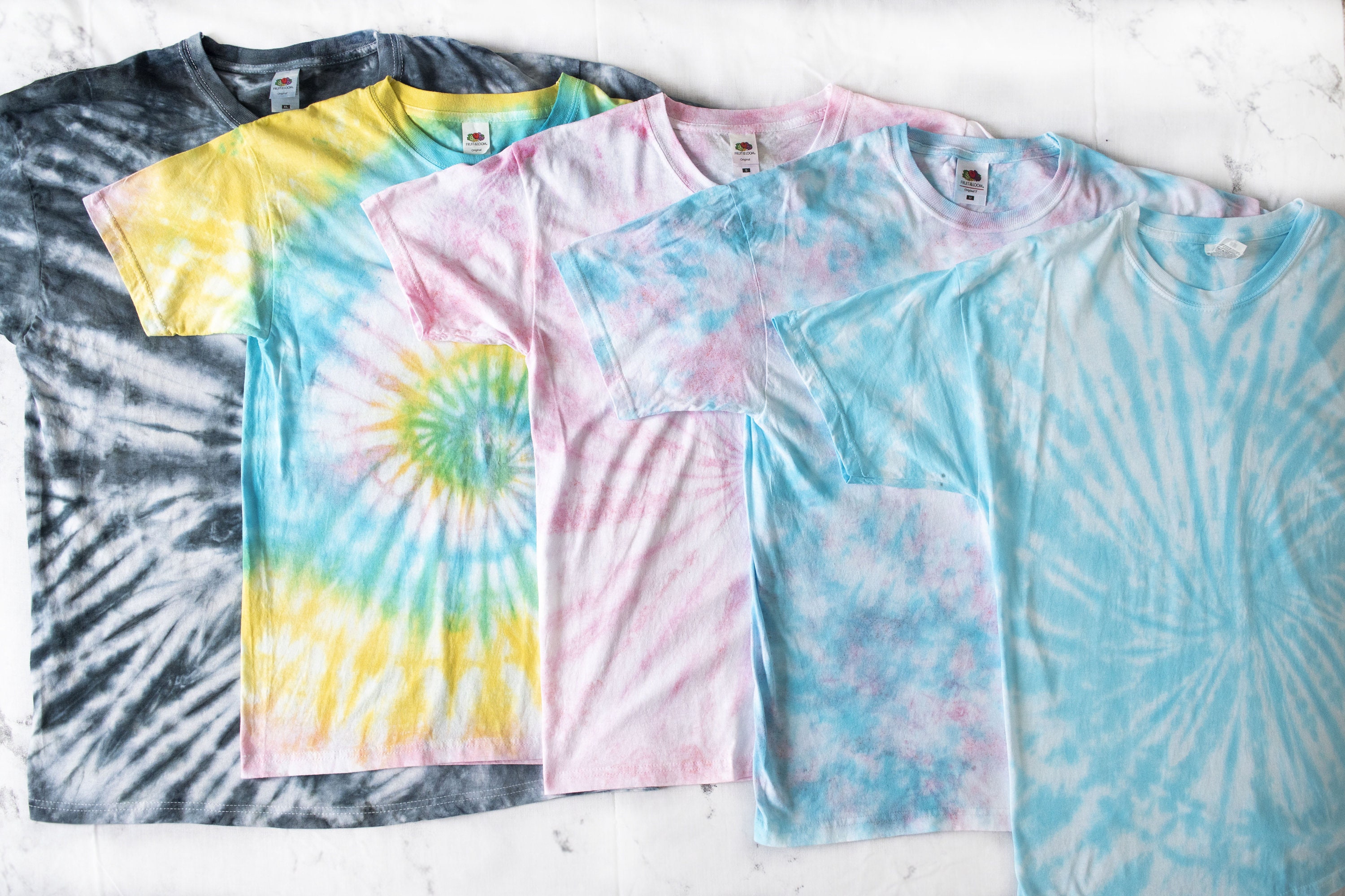 Tie Dye T Shirt Blue and Pink Tie Dye Custom T Shirt Unique - Etsy