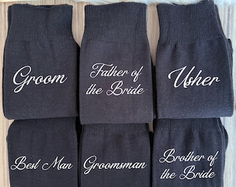 Calzini per feste di matrimonio, regalo per gli sposi, regalo per il giorno delle nozze