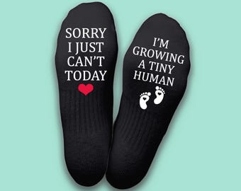 Baby Shower Gift – Funny Pregnancy Socks for Mom-to-Be