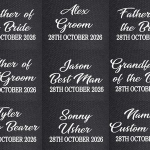 Personalised Wedding Socks – Groom Socks, Best Man Socks, Groomsmen Gift, Father of the Bride Gift, Custom Wedding Party Socks