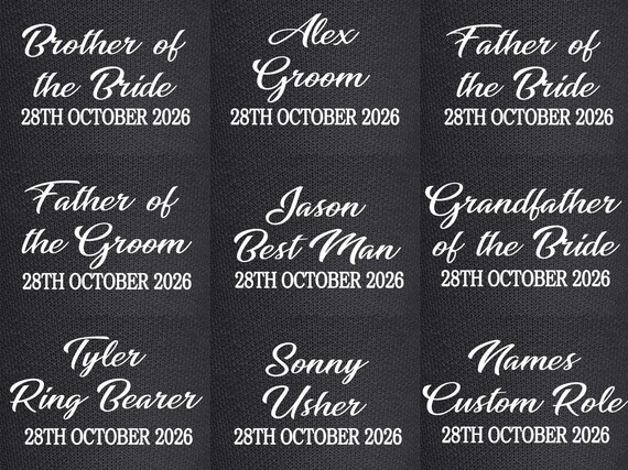 Personalised Wedding Socks - Groom, Groomsman & Wedding Party Gift, Custom Best Man Socks