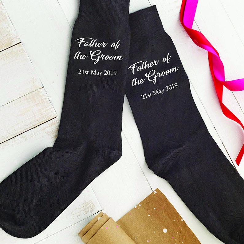 Luxus Hochzeitssocken, Socken für die Hochzeitsfeier, Hochzeitsgeschenke, cooles Geschenk für den Bräutigam, Bräutigam, Ehemann, Groomsman, Usher, Pageboy Bild 4