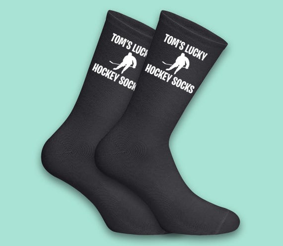 Personalised Lucky Hockey Socks | Custom Hockey Gift