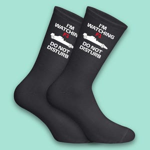 I'm Watching F1 Socks | Do Not Disturb Gift | Formula 1 Fan
