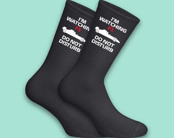 I'm Watching F1 Socks | Do Not Disturb Gift | Formula 1 Fan