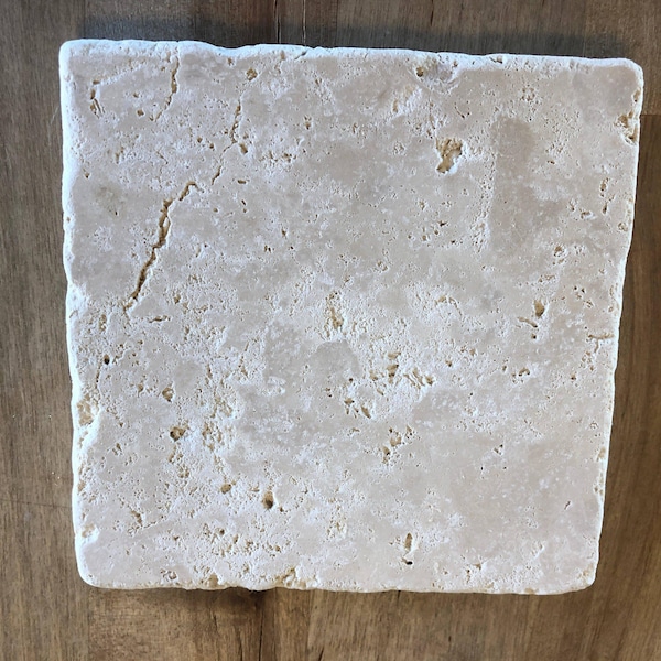 Travertine Marble Candle Coaster - Surface Protector