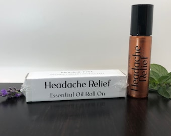 Lavender Peppermint Essential Oil Roll On Headache Relief Stick