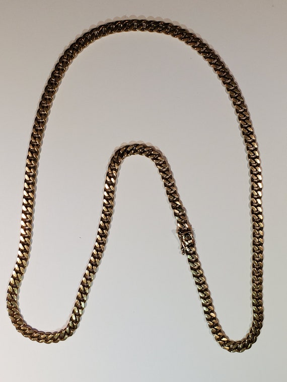 Gold Curb Link Chain - image 3