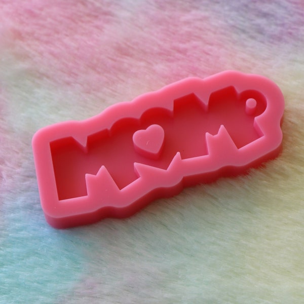 Mom keychain | Freshie, Resin, Jesmonite, Clay Silicone Mold