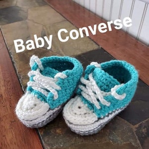 Crochet Baby Converse